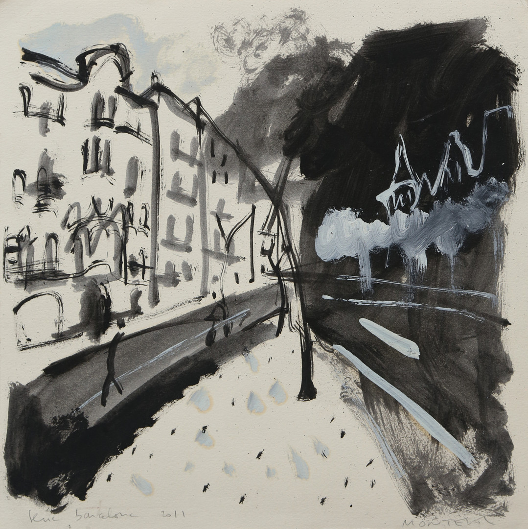 JAVIER MONTESOL. View of Barcelona.