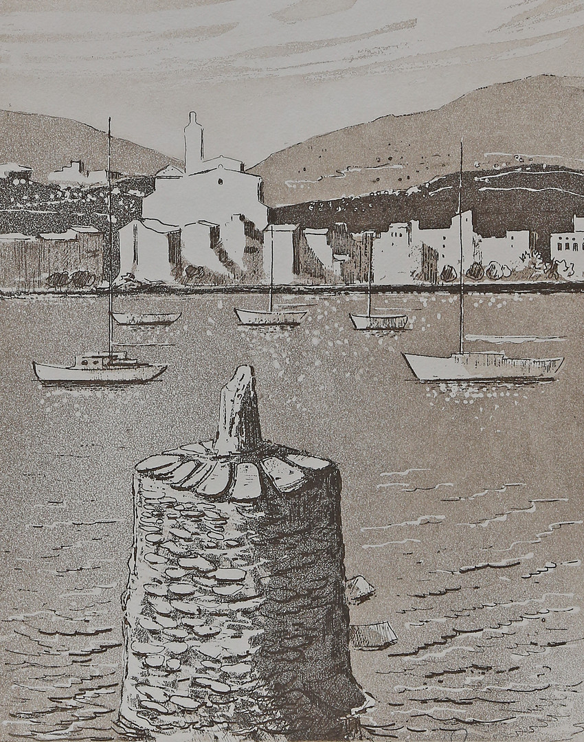 XAVIER MONSALVATJE. View of Cadaqués.