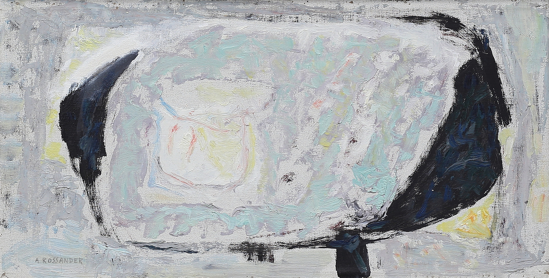 ARMAND ROSSANDER. "Stilleben", olja på pannå, signerad.