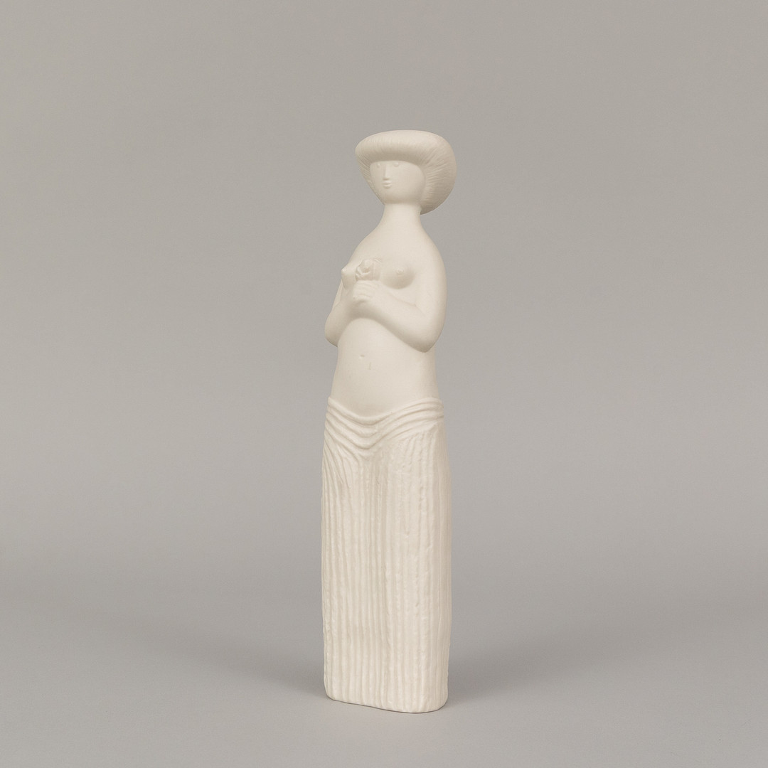 STIG LINDBERG. "Stora Eva", parian, Gustavsberg, 1977.