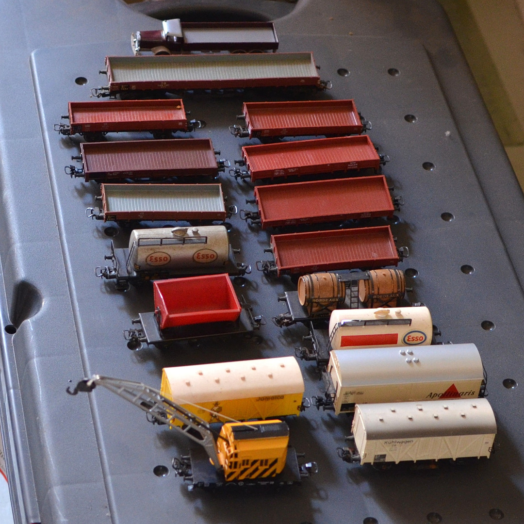 MÄRKLIN, MODELLEISENBAHN KONVOLUT, DEUTSCHLAND, 20. JAHRHUNDERT.