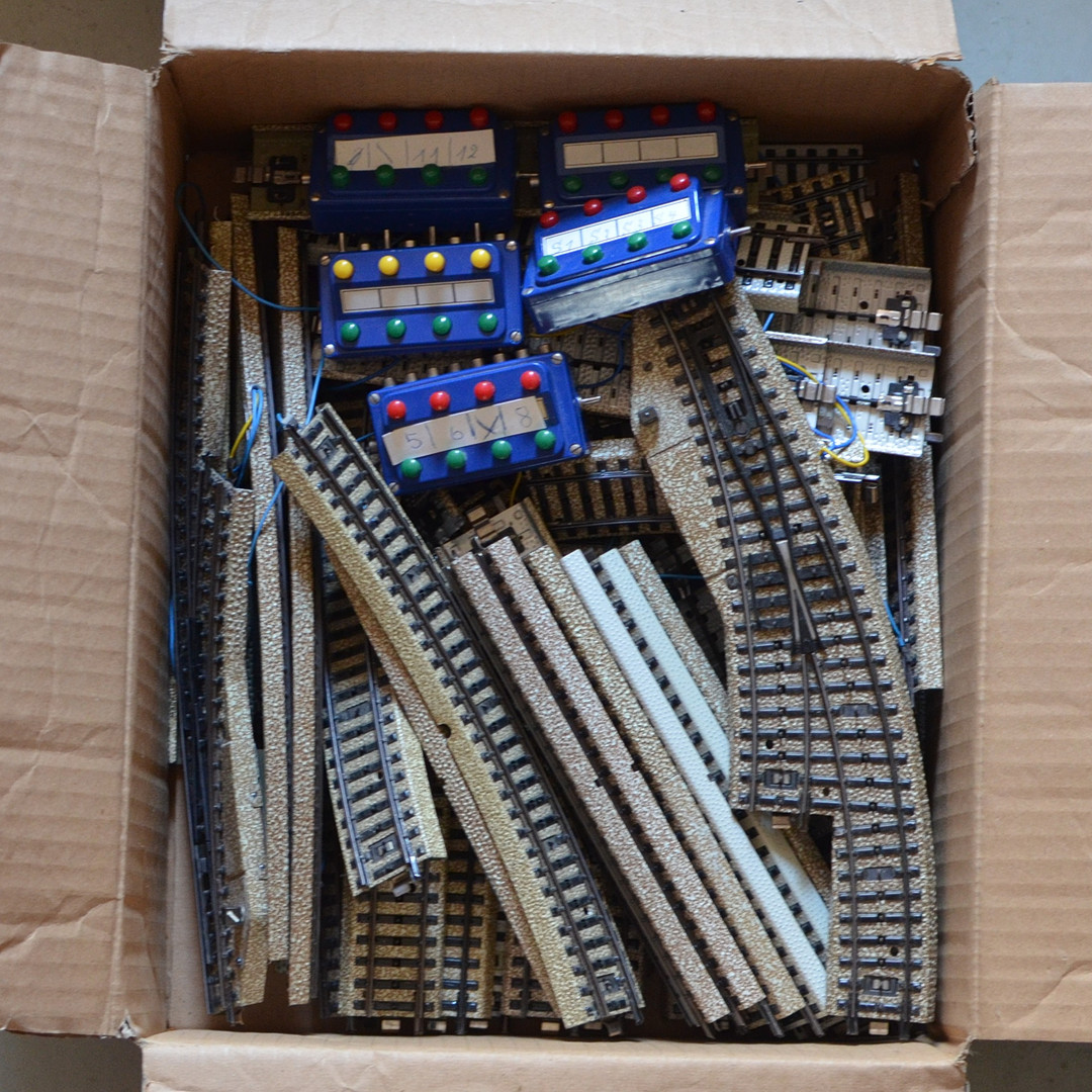 MÄRKLIN, MODELLEISENBAHN KONVOLUT, DEUTSCHLAND, 20. JAHRHUNDERT.