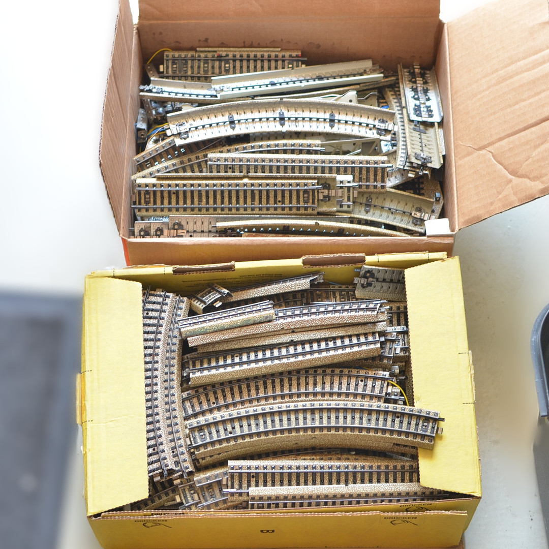 MÄRKLIN, MODELLEISENBAHN KONVOLUT, DEUTSCHLAND, 20. JAHRHUNDERT.