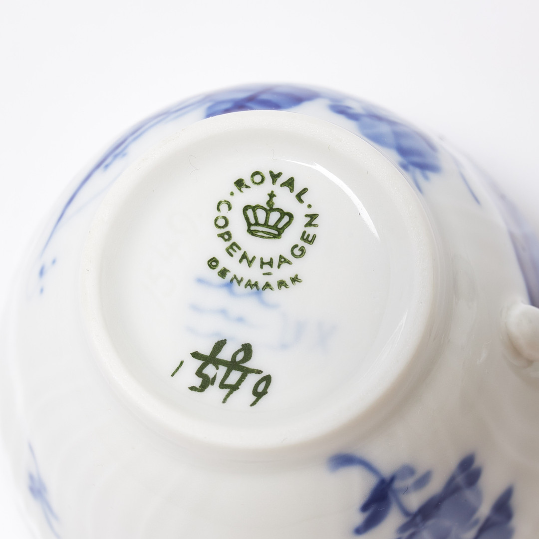 ROYAL COPENHAGEN. Kaffeservis, 23 delar, "Blå Blomst", porslin, Danmark.