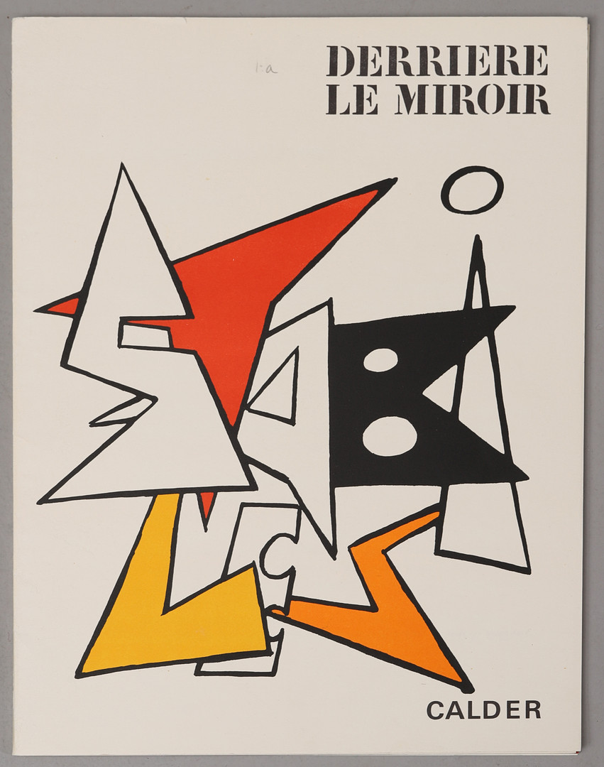 CALDER. Derrière le miroir, nr 141, 1963, 8 originallitografier i färg.