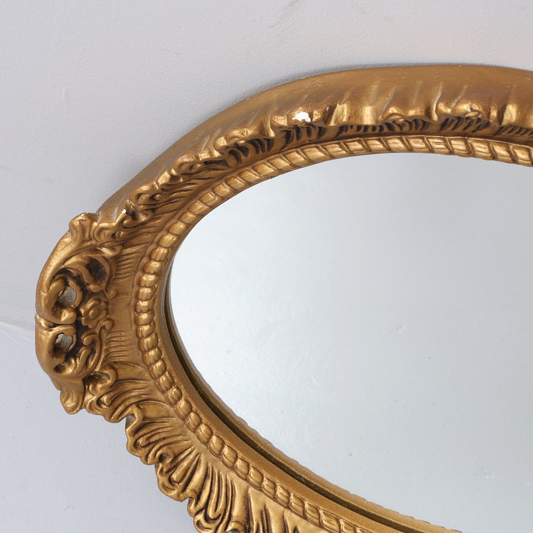 5 GILT WALL MIRRORS.