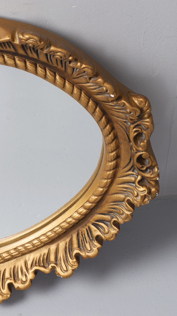 5 GILT WALL MIRRORS.