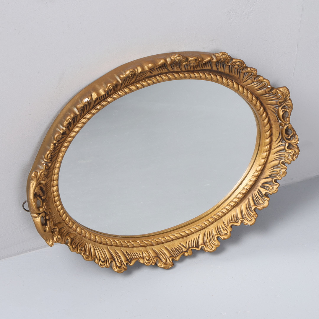 5 GILT WALL MIRRORS.