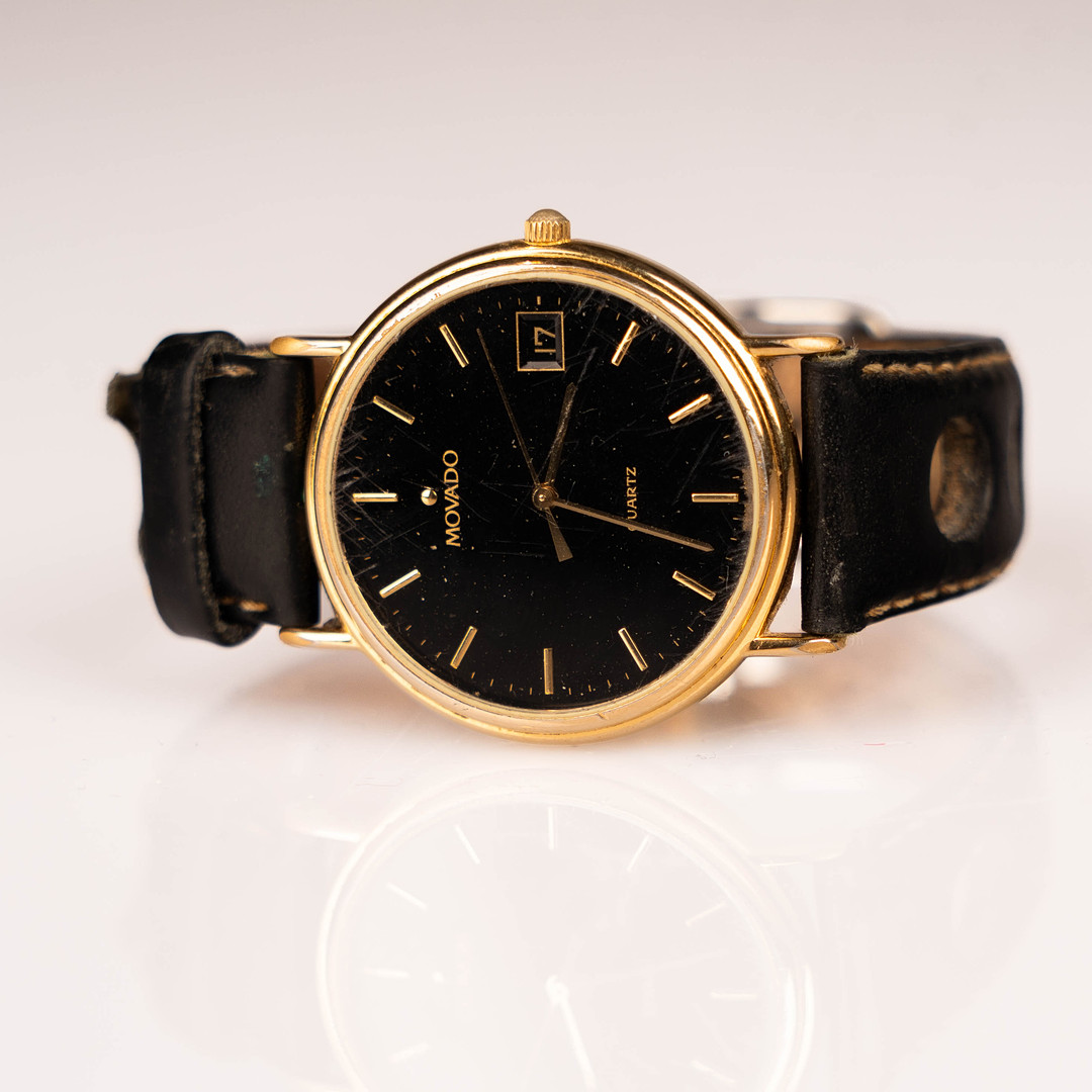 Movado, Quartz, Armbandsur i etui.