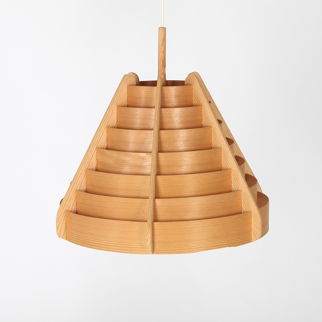 HANS-AGNE JAKOBSSON. 1919-2009. Takpendel, 50 cm hög, "Ellysett", Markaryd.