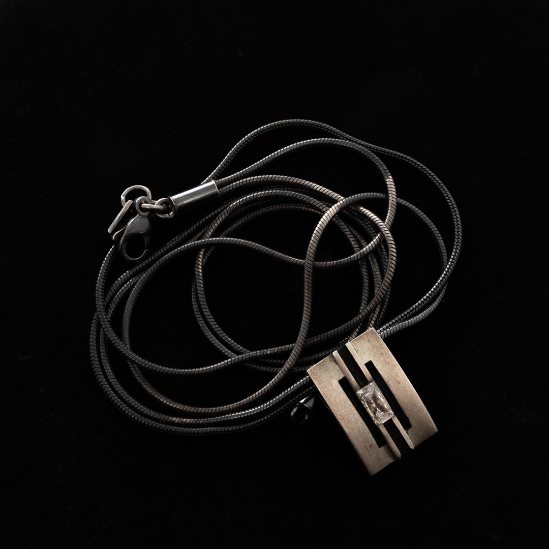 COLLIER, Sterlingsilver, Cubic zirkon, Studio Y.