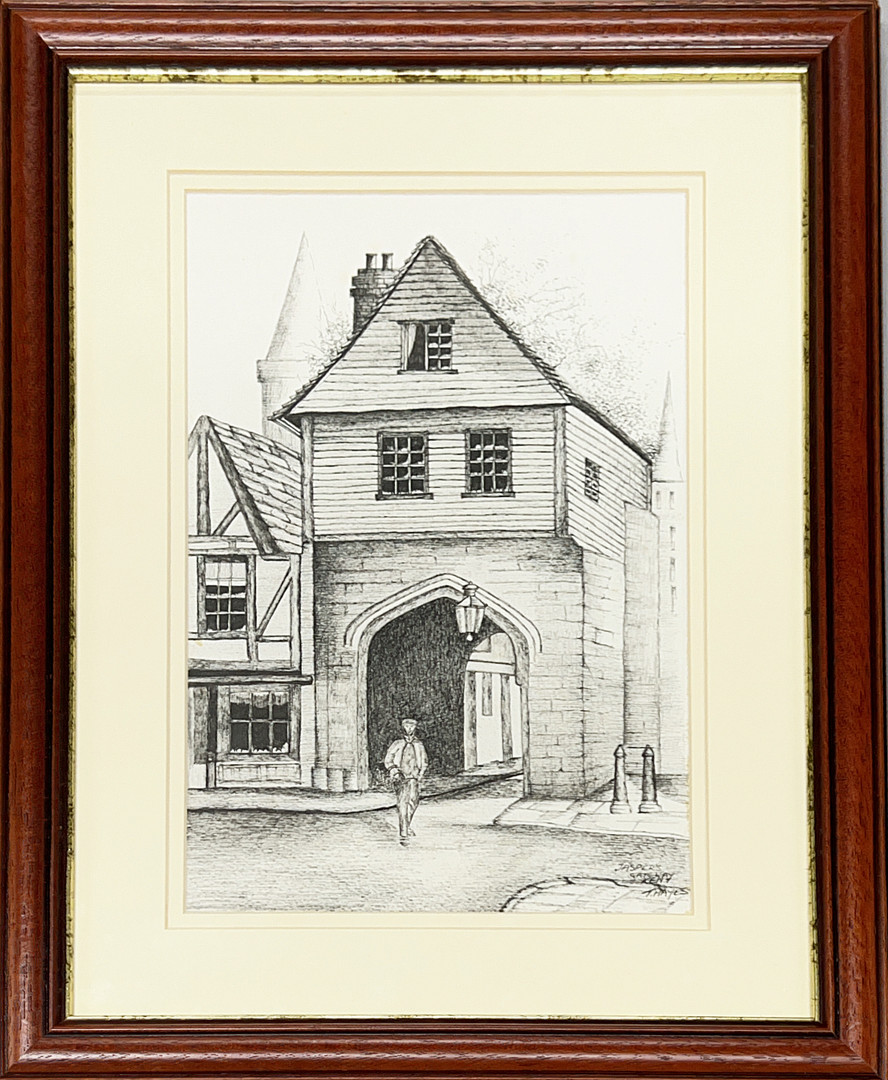 PEN & INK OF JASPER'S GATEWAY.