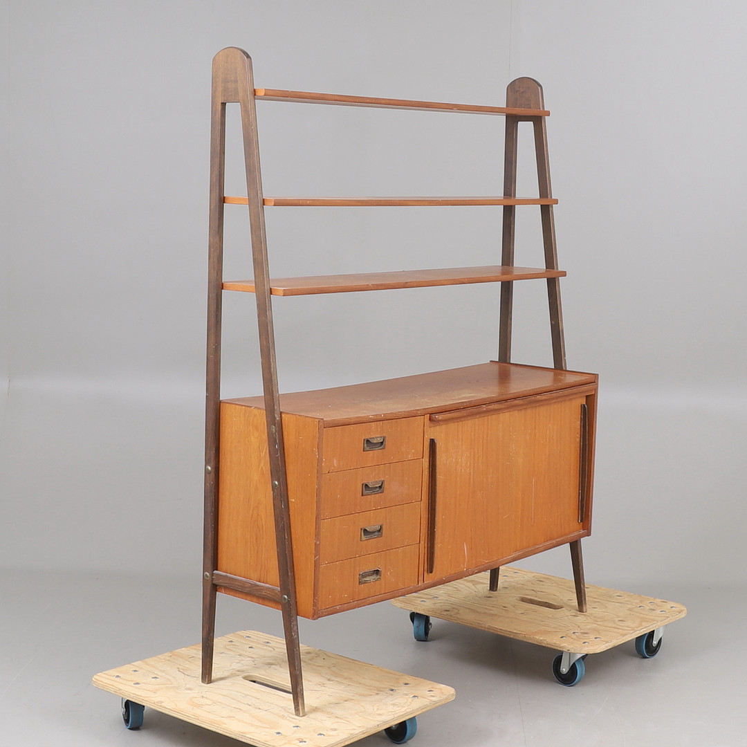 BOKHYLLA, teak, 1960-tal.
