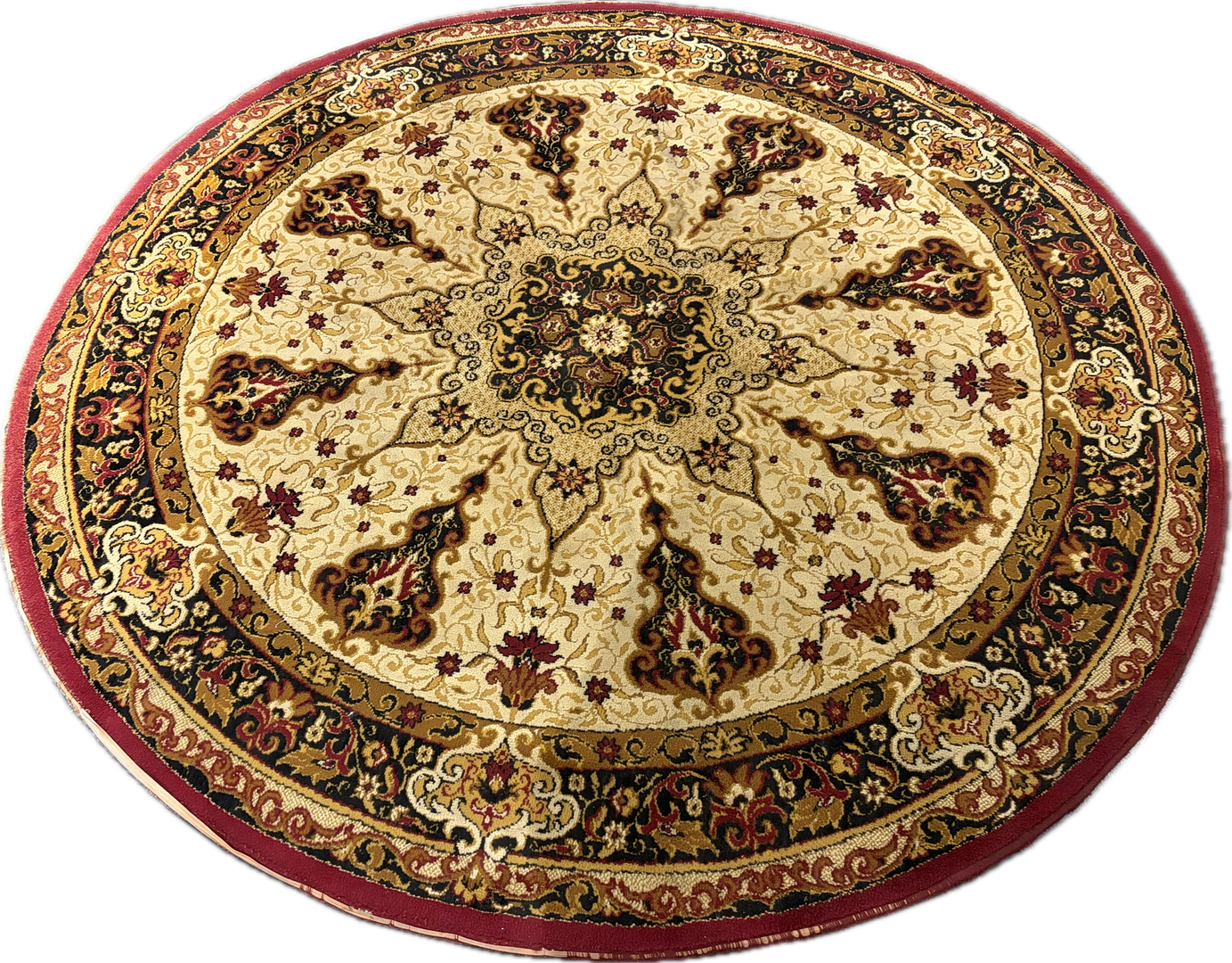 Oriental style wool carpet, 20th Century.