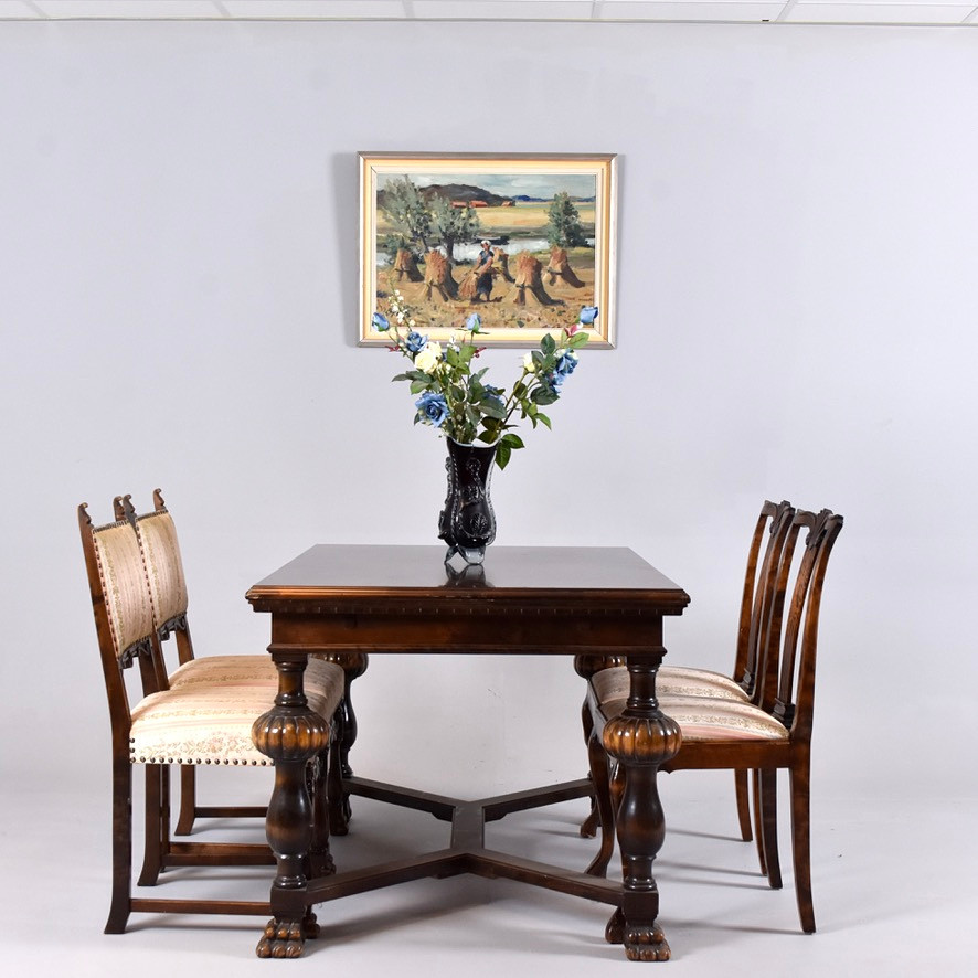 MATSALSMÖBEL, ART DECO, 1930/40-tal, 5 DELAR.