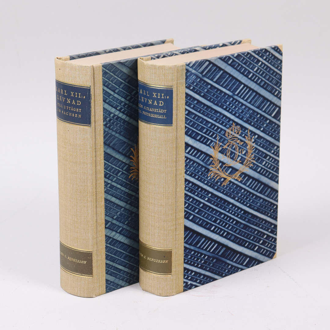 BÖCKER, KARL XII levnad, Frans G Bengtsson, 1936, 2 st.