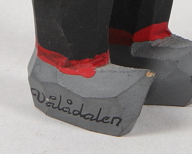SKULPTUR, träsnidad Same, numrerad 12, signerad, 1900-tal.