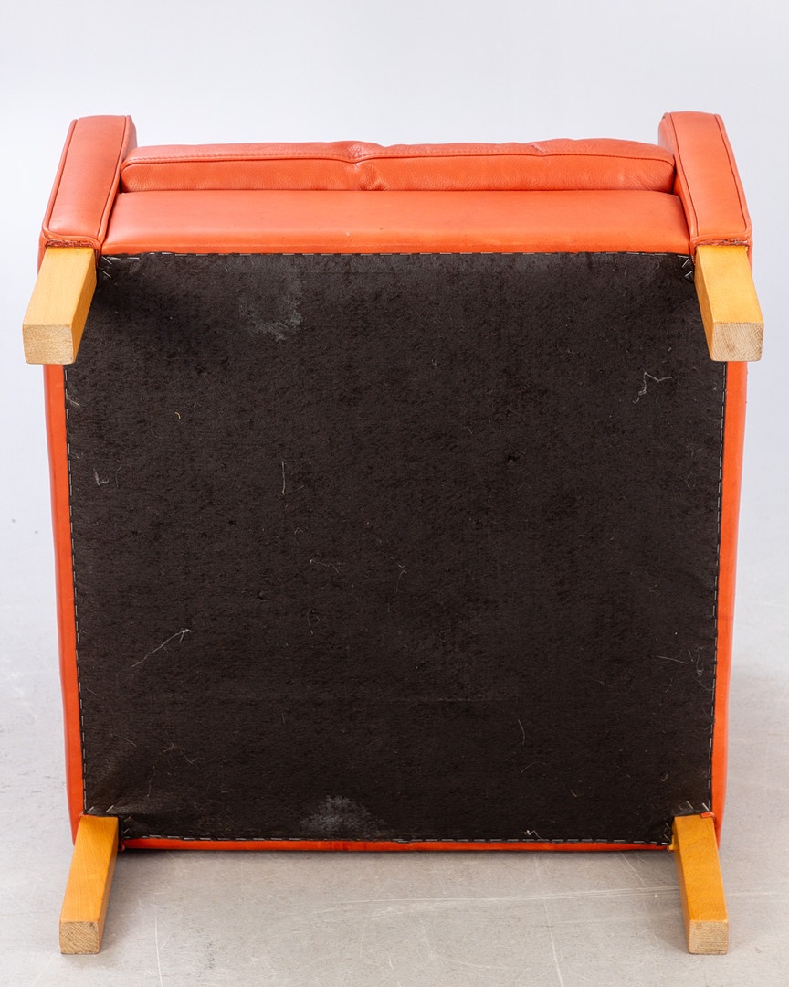 Mogens Hansen, Sessel MH195, Leder.
