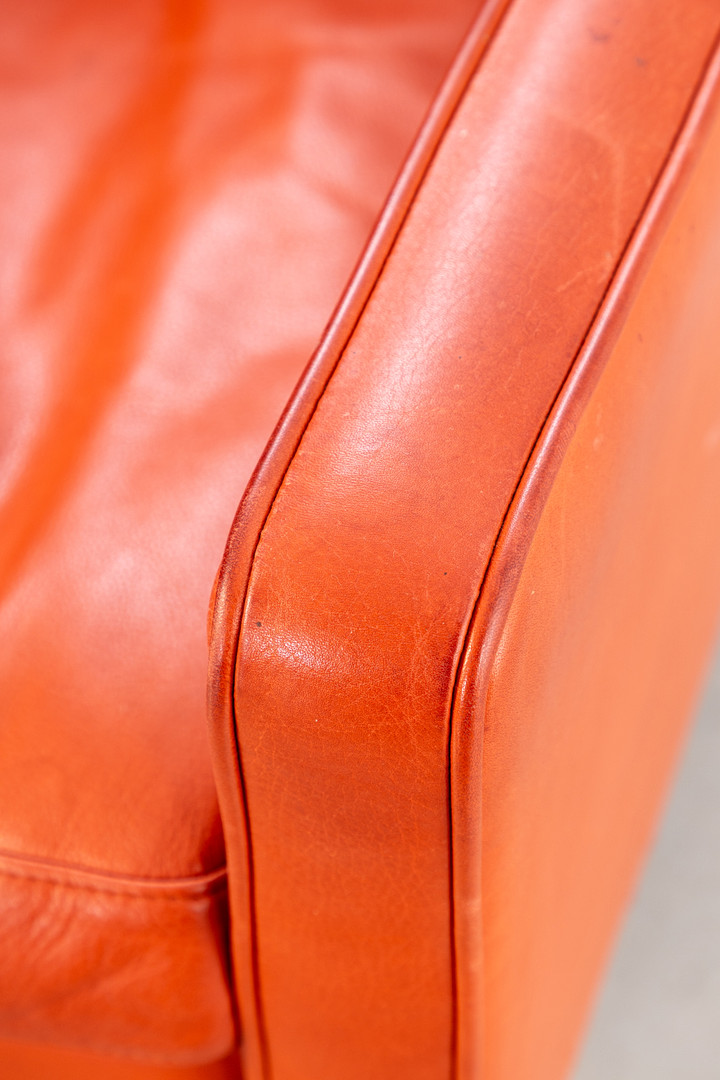 Mogens Hansen, Sessel MH195, Leder.