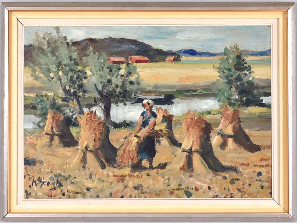 HENRIK SKAGH. Olja på pannå.