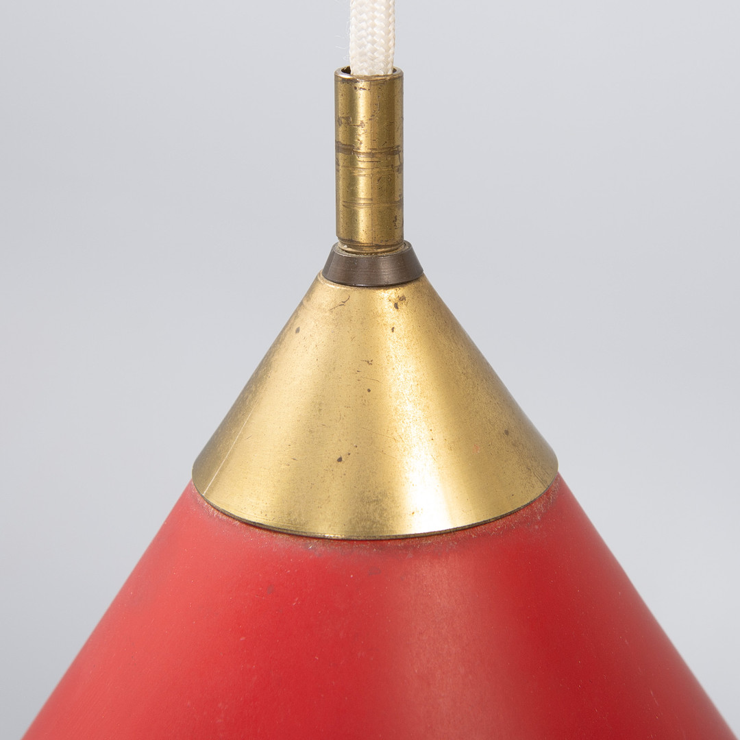 BENT KARLBY. 'Kegle' lampe for LYFA. Danmark, 1970'erne.