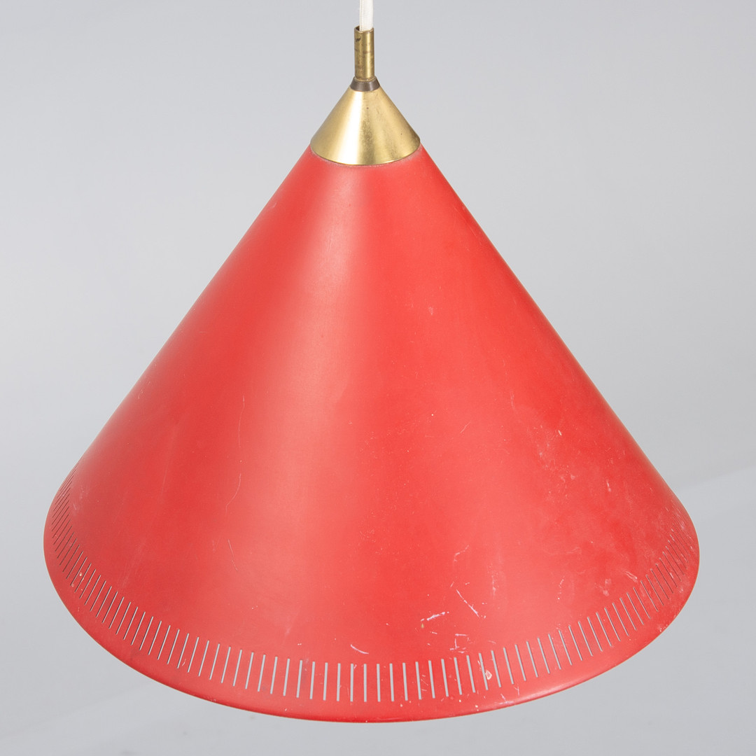 BENT KARLBY. 'Kegle' lampe for LYFA. Danmark, 1970'erne.