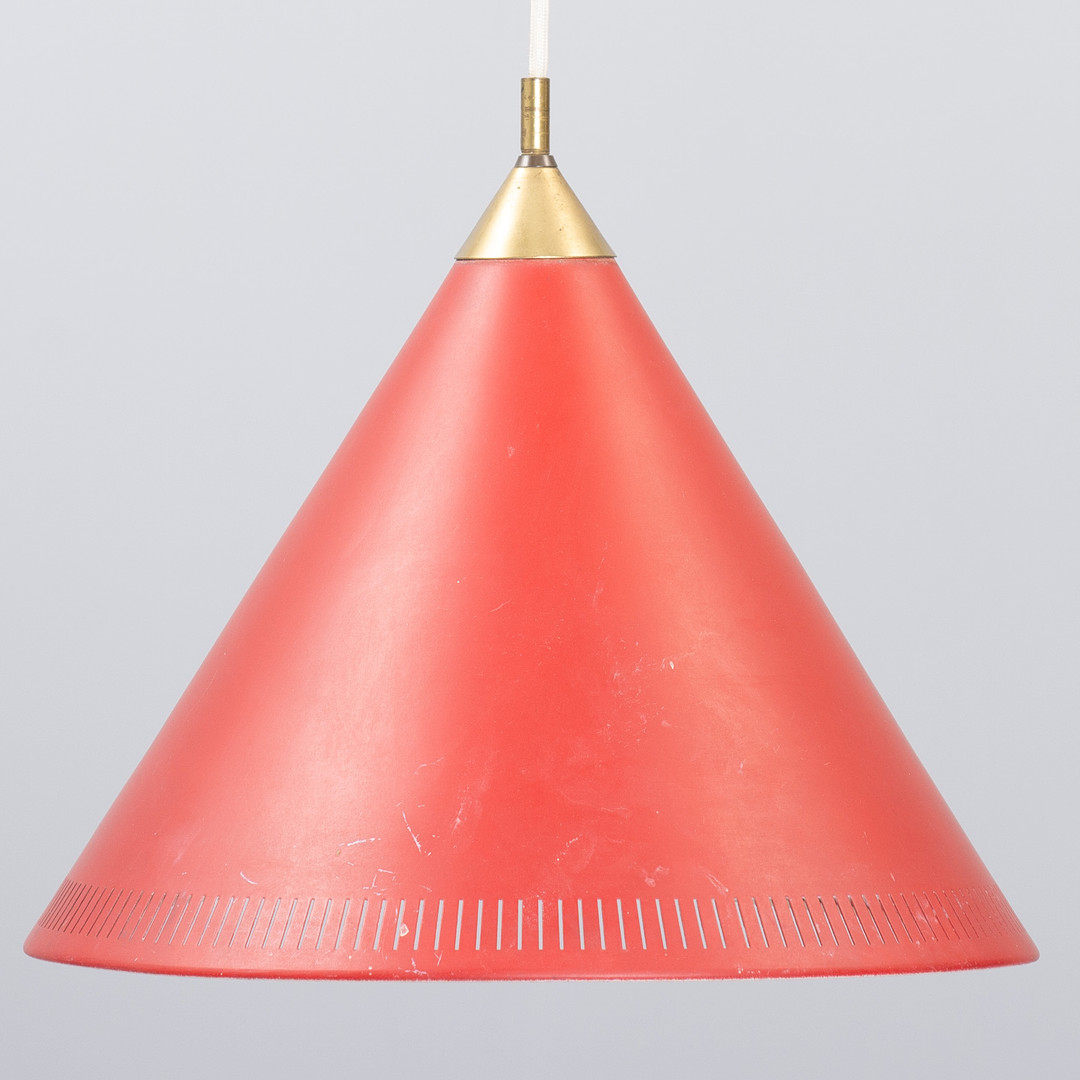 BENT KARLBY. 'Kegle' lampe for LYFA. Danmark, 1970'erne.