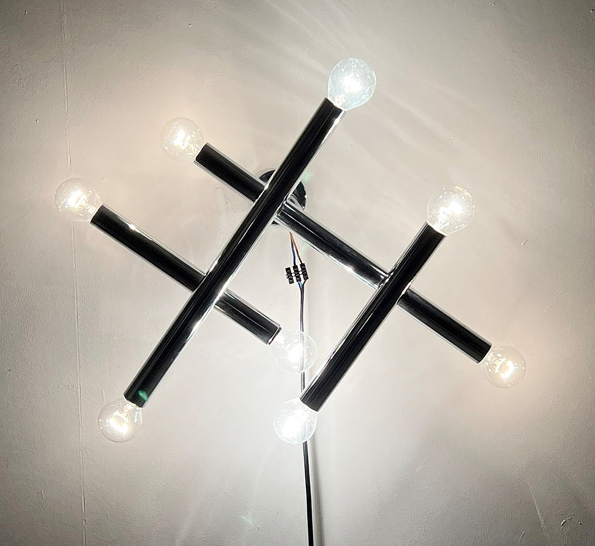 Mid Century Wandlampe/Deckenlampe von Temde, Deutschland, 1970er Jahre.