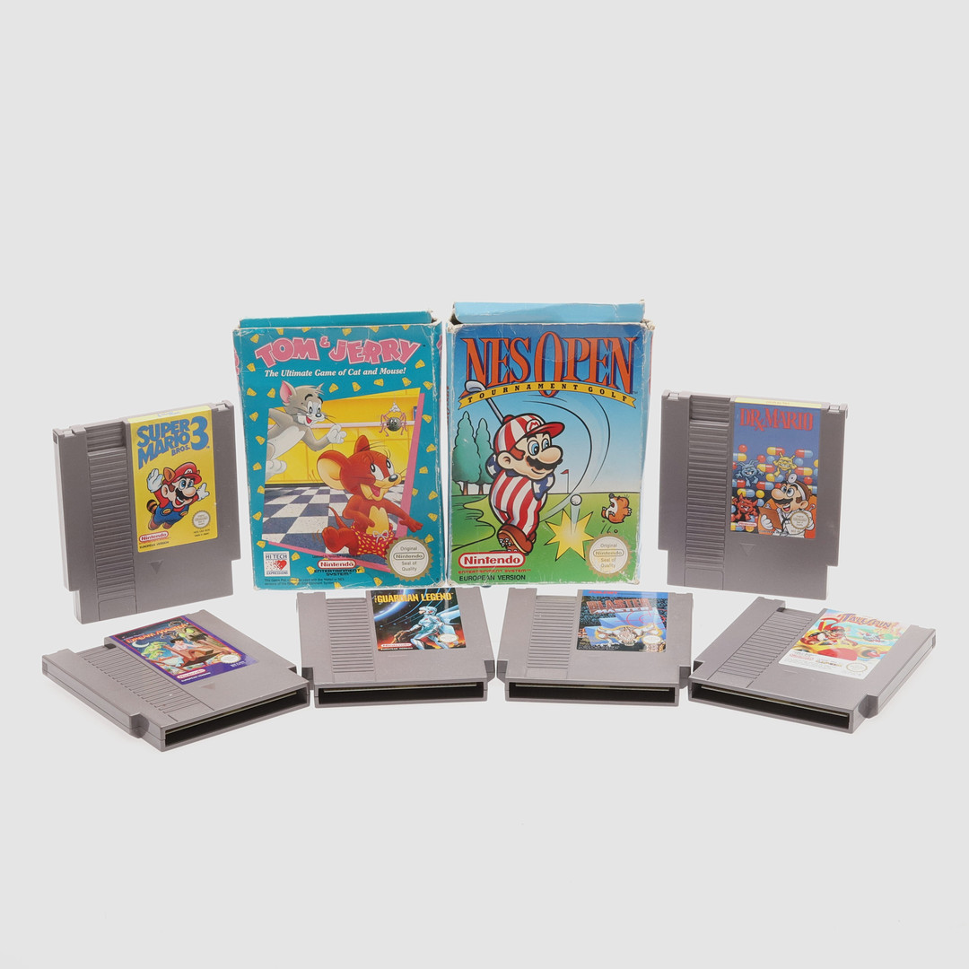 Nintendo 8 bitars spel. 8 st.