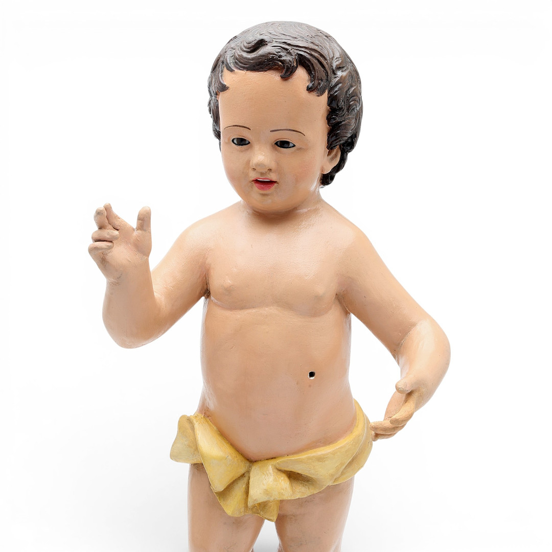 SPANISH SCHOOL, LATE 18TH CENTURY–FIRST HALF OF THE 19TH CENTURY. Child Jesus blessing.