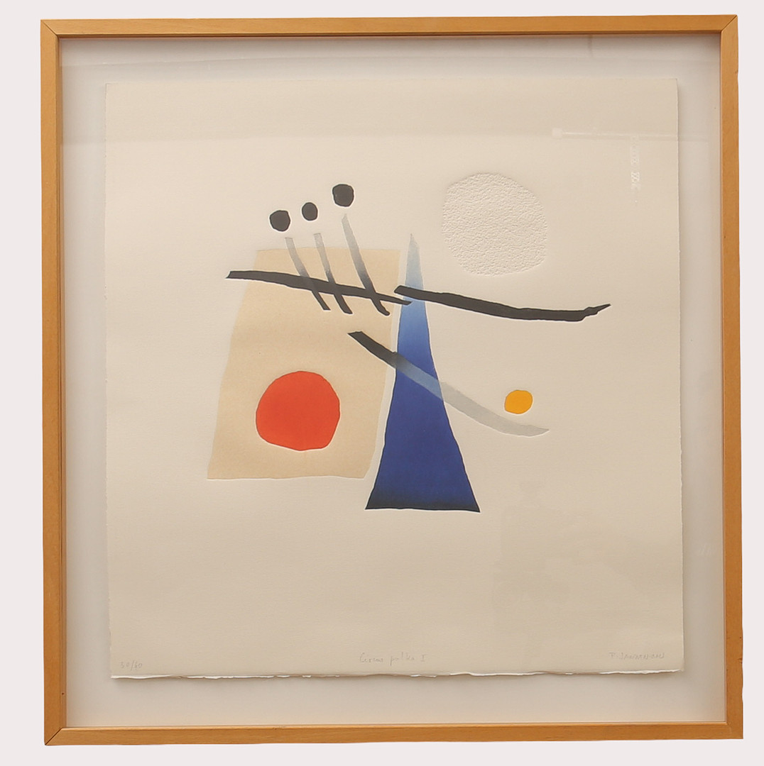 PATRICK JANNIN-OMS. Carborundumetsning "Circus Polka 1" numrerad 30/60, signerad.