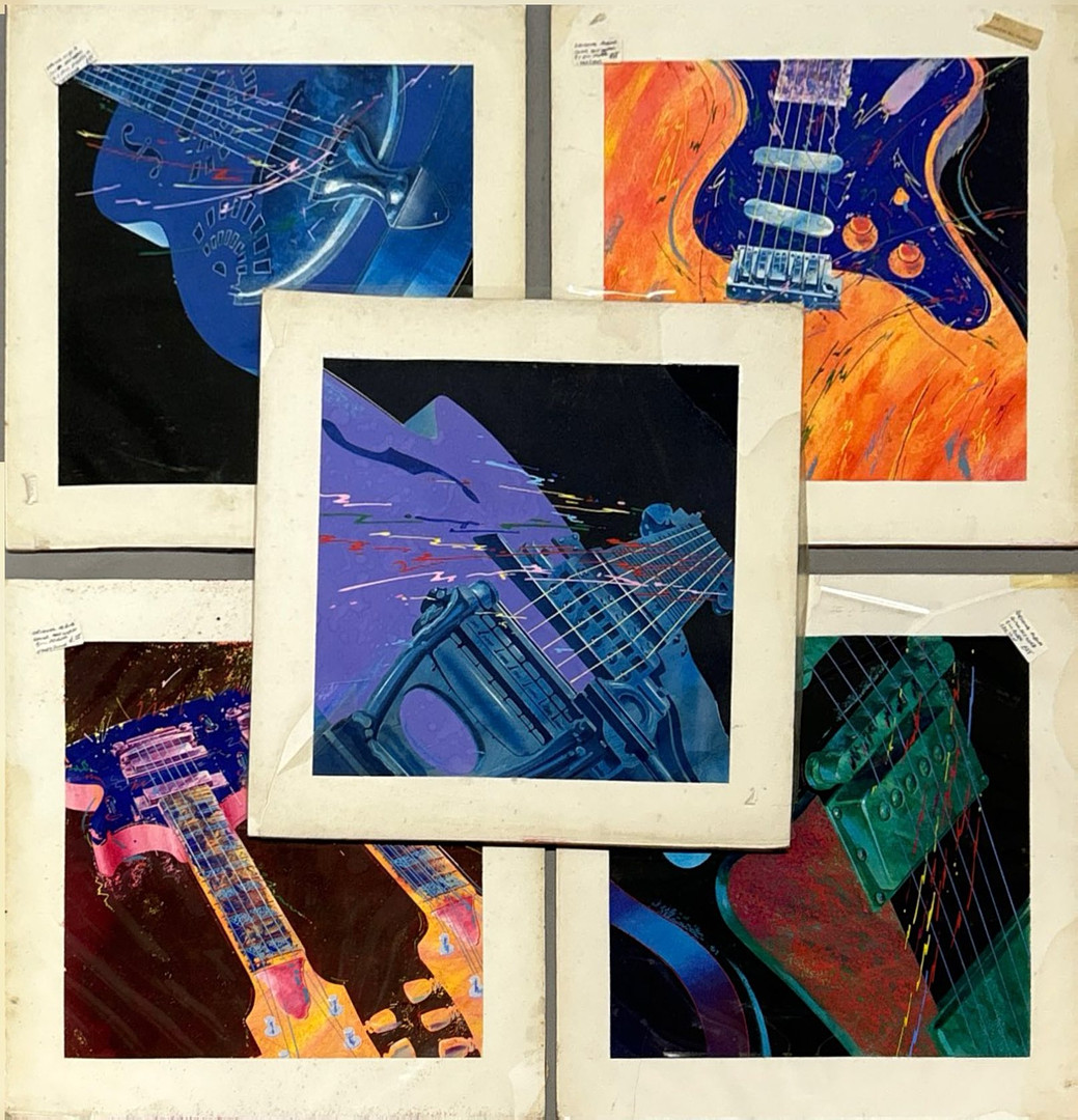 BILL PROSSER ALBUM COVER PAINTINGS.