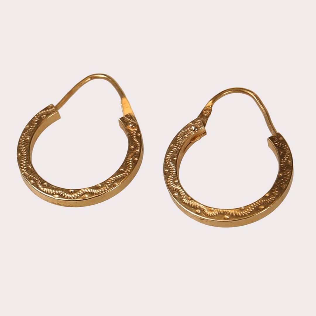 ÖRHÄNGEN, 18k guld.