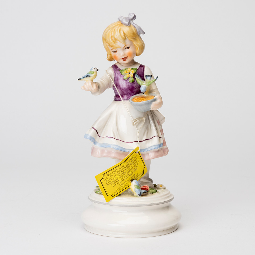 FIGURIN, porslin, "Lore", nr: 1021/2000, Goebel, Tyskland, 1900-talets andra hälft.