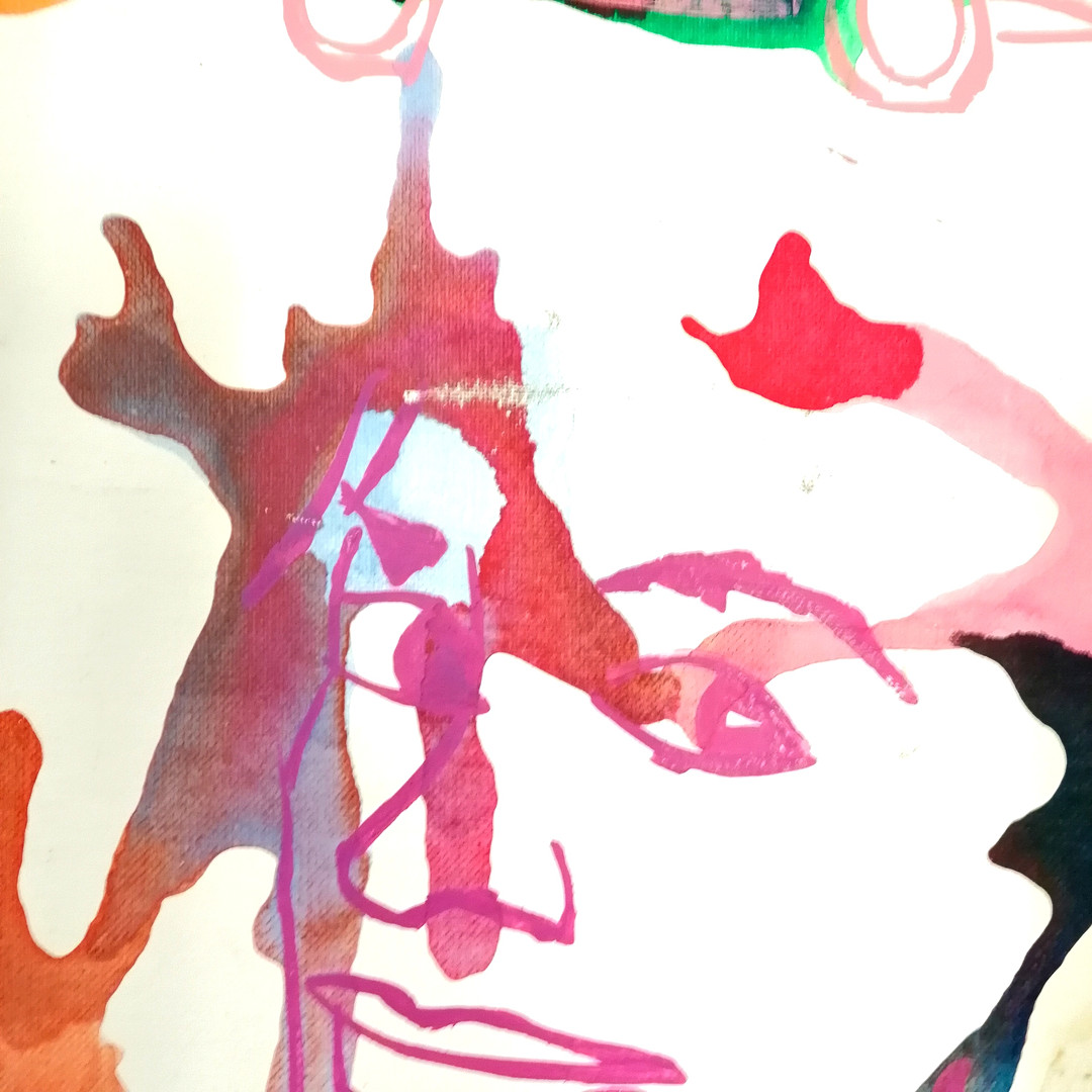 * CONTEMPORARY ABSTRACT PAINTING ON CANVAS.