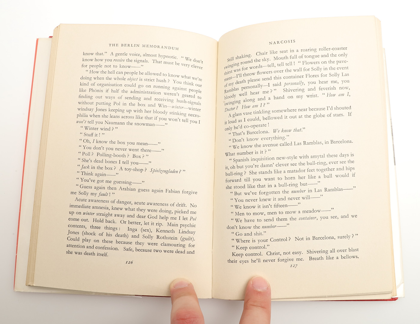 ADAM HALL. The Berlin Memorandum, 1965.