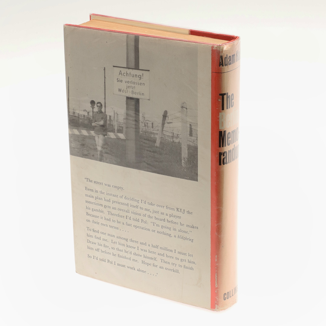 ADAM HALL. The Berlin Memorandum, 1965.