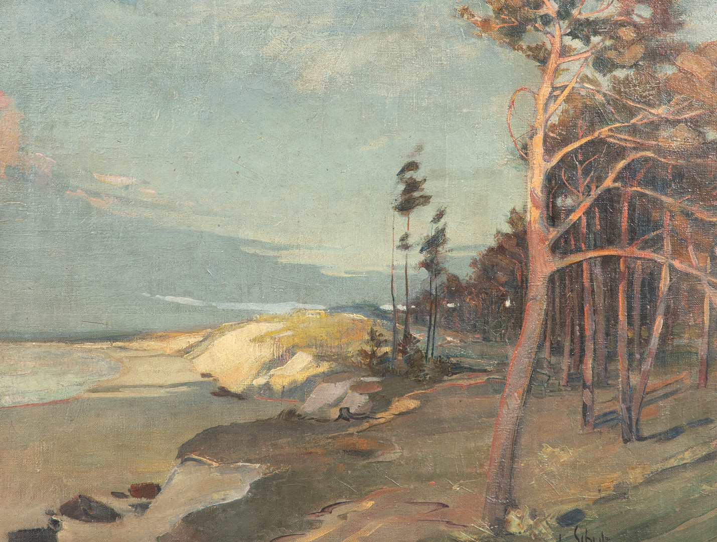 L. SCHULZ. Küstenlandschaft.