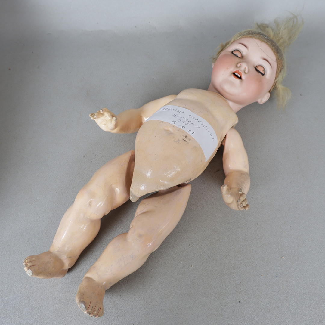 ARMAND MARSEILLE, A BISQUE HEADED DOLL.