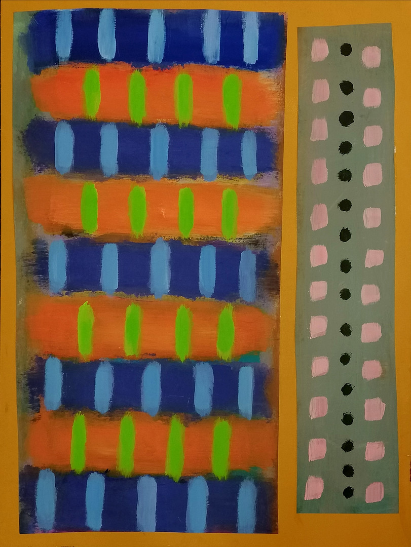 *TOM CULLEN CONTEMPORARY PAINTING ON CANVAS.