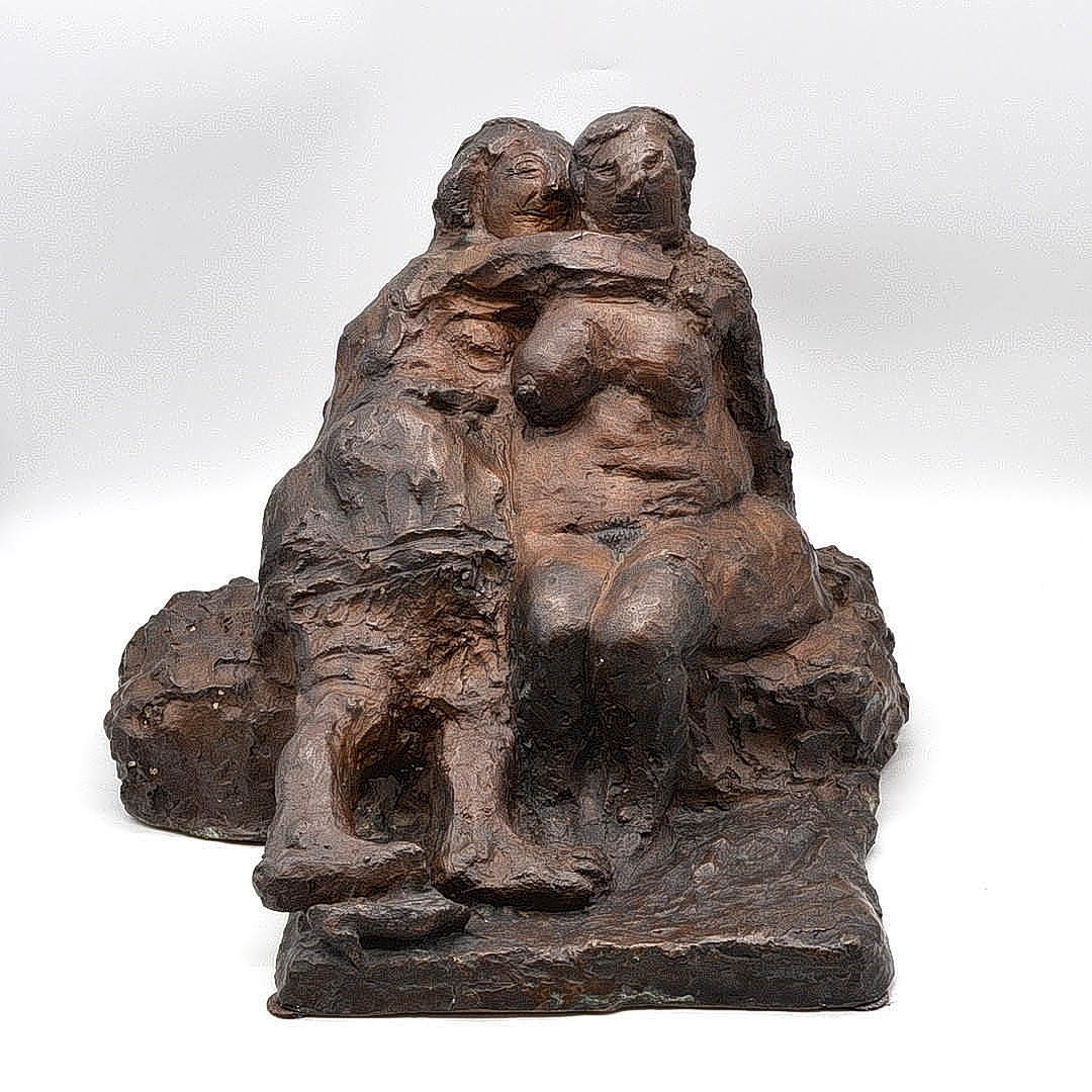ALFRED HRDLICKA. "SAPPHO", 1957/1972, SKULPTUR AUS BRONZE, 516. VON 1500.