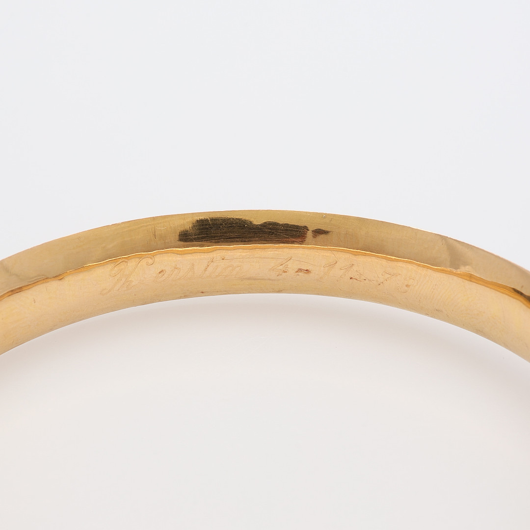 ARMRING, 19K GULD, PORTUGAL, 14,7 GRAM.