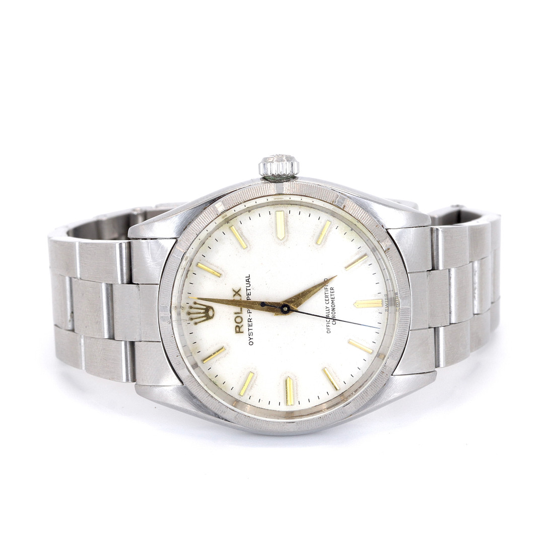 1970'S ROLEX OYSTER PERPETUAL WRISTWATCH.