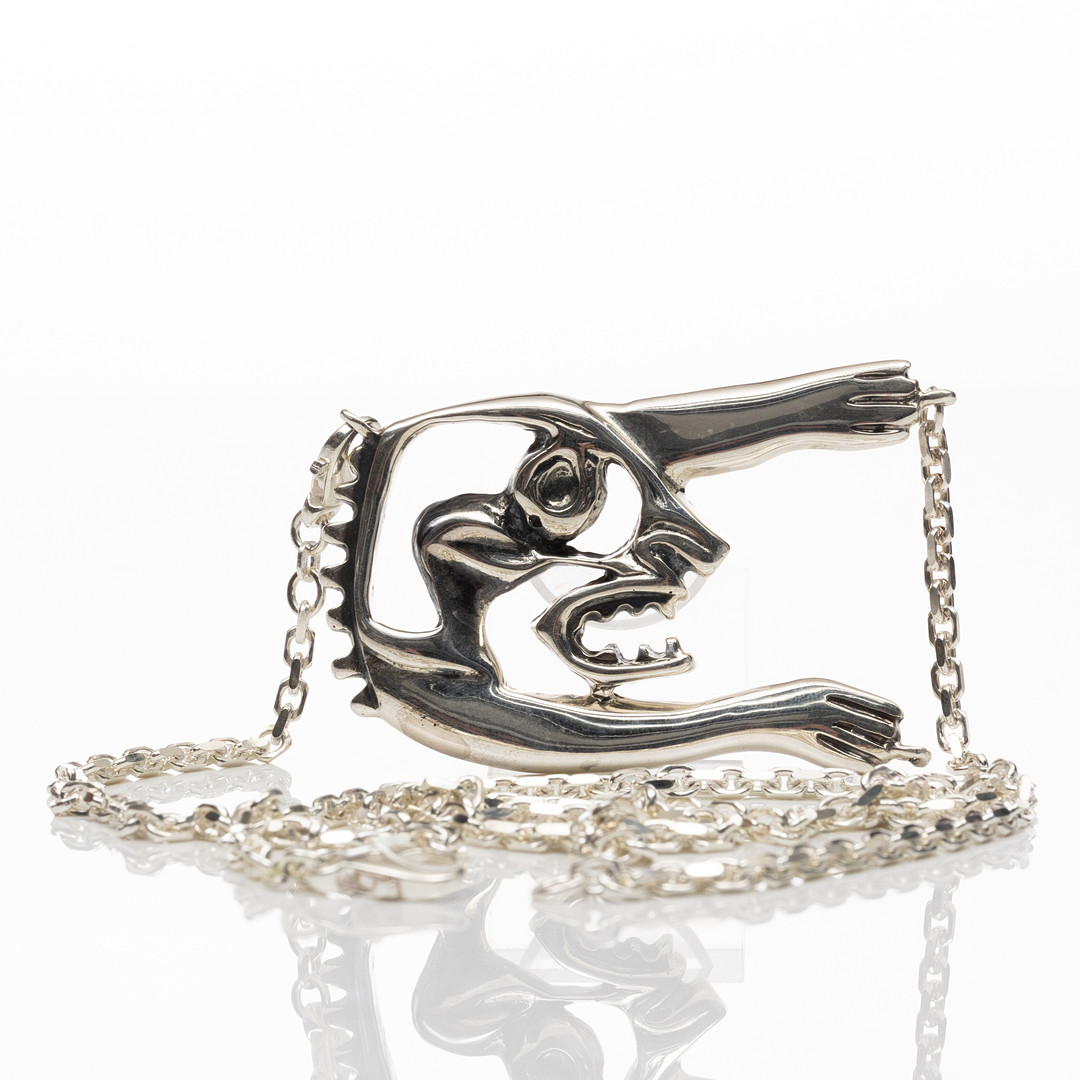 COLLIER, Sterling silver, Bengt Lindström.