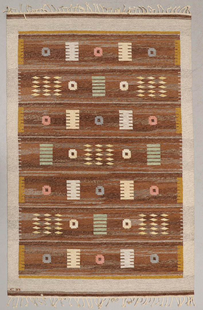 CARL DANGEL. Matta, rölakan, signerad, ca 154 x 233 cm.