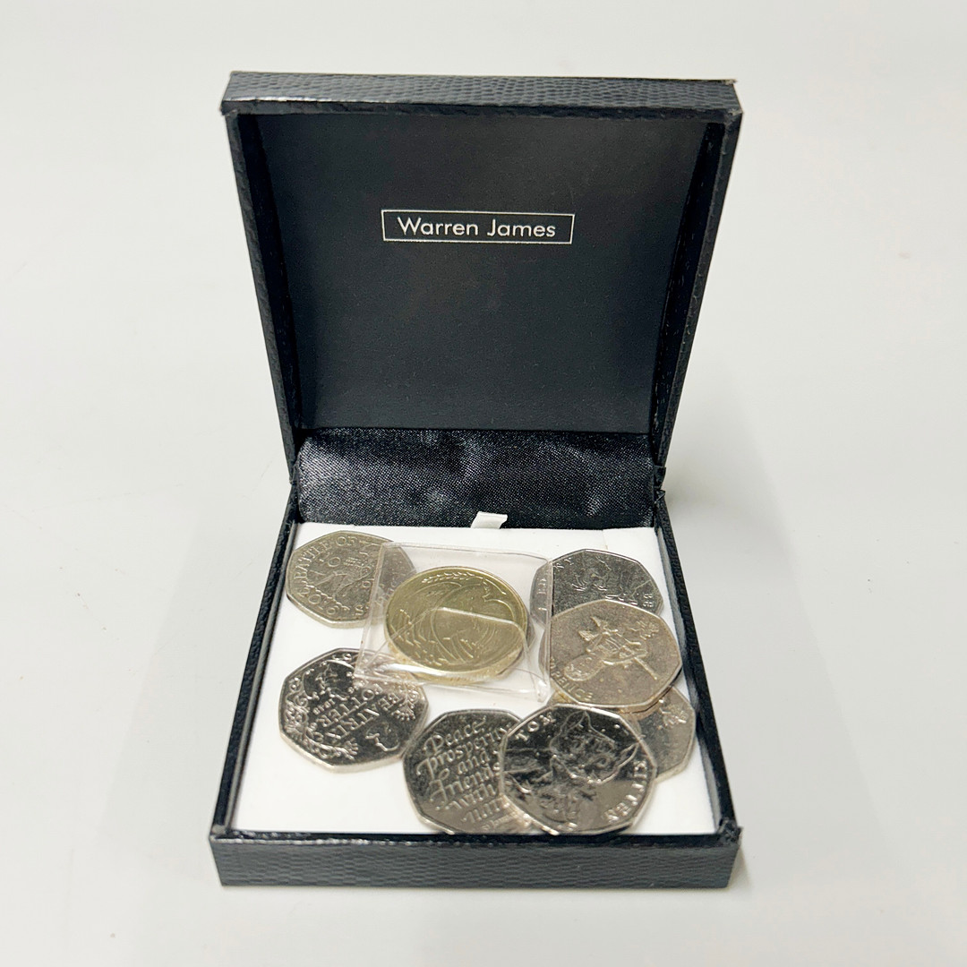 QTY COLLECTABLE 50P COINS.
