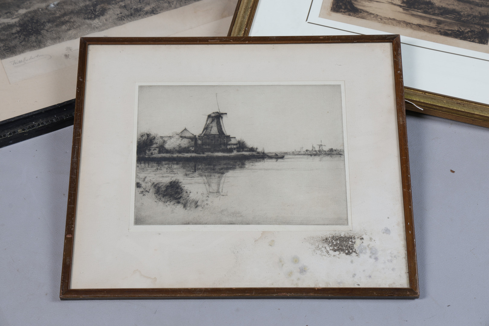 JOHN G. MATHIESON ETCHING TOGETHER WITH TWO OTHERS (3).