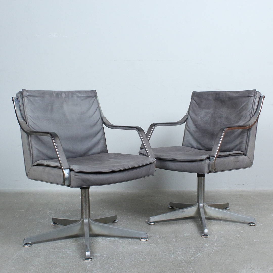 WALTER KNOLL. Paar Bürostühle / Sessel Walter Knoll.