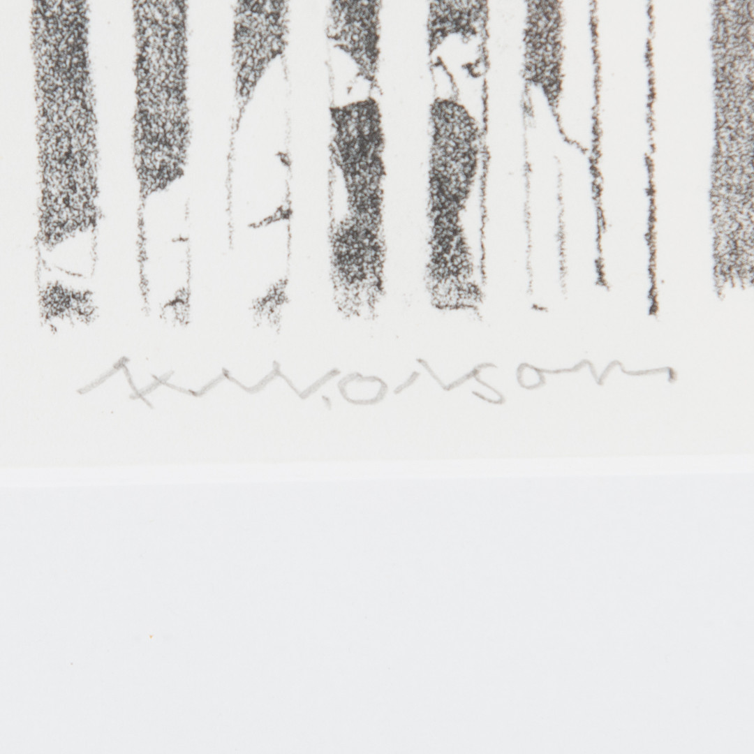 AXEL OLSON. Litografi, signerad samt numrerad 25/40.