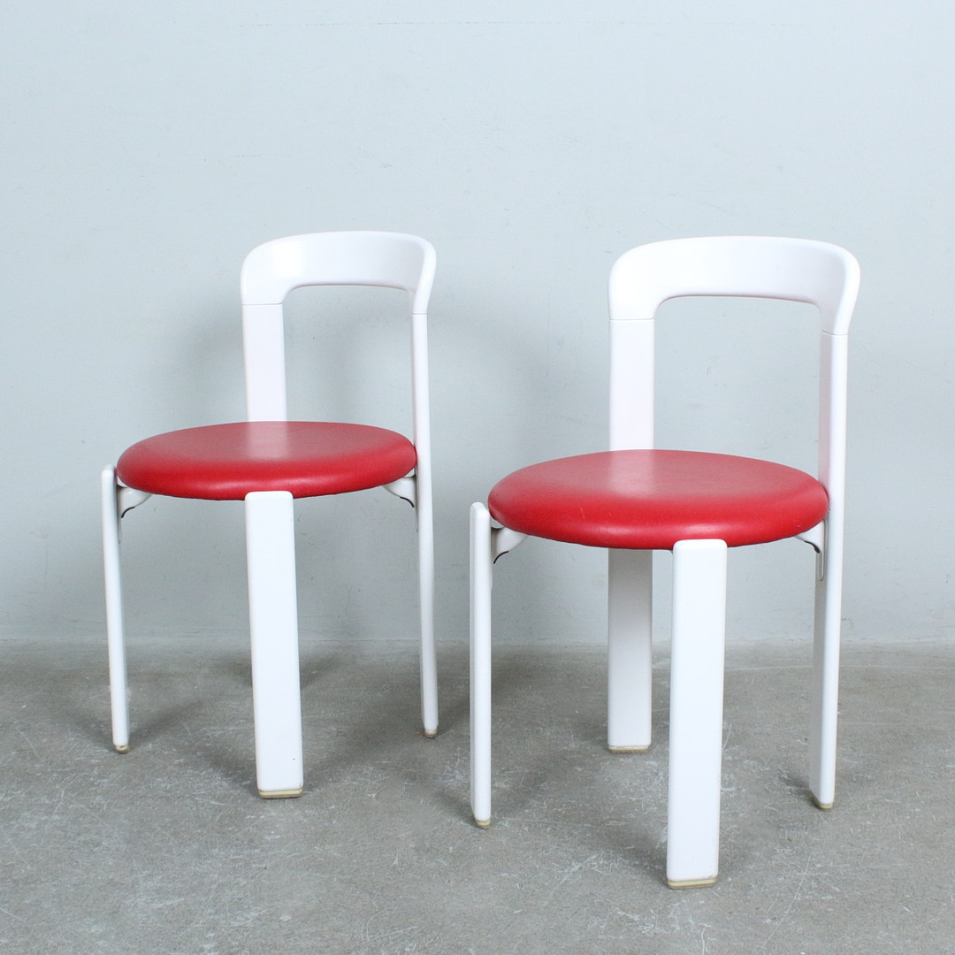 BRUNO REY. für Kusch & Co, Paar Stühle Modell 'Rey Chair 33', Deutschland, 1970er.